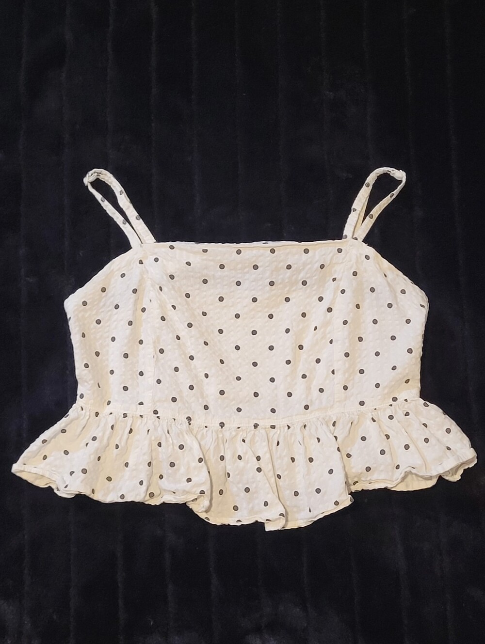 aerie pj polka dot top